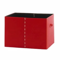 Contenitore Portaoggetti Moderno in Cuoio Rigenerato Made in Italy – Gabry