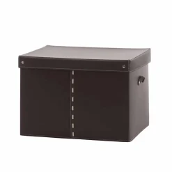 Contenitore Portaoggetti Moderno in Cuoio Rigenerato Made in Italy – Gabry