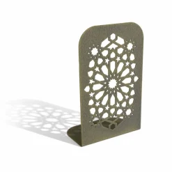 Coppia di fermalibro moderni “Blokko” by Mabele, artigianato Made in Italy