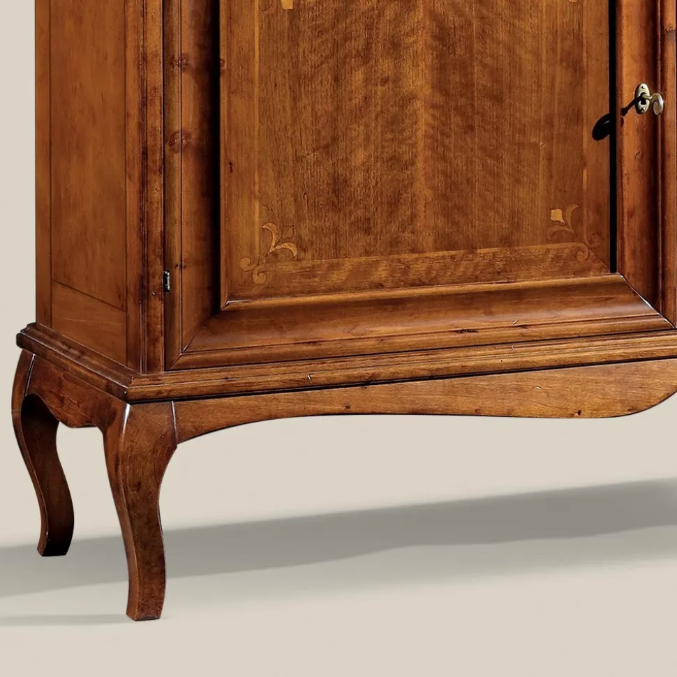 Credenza Classica da Soggiorno in Legno di Noce Made in Italy - Helisa