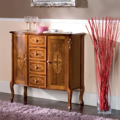 Credenza Classica di Lusso per Soggiorno in Legno Made in Italy - Katerine