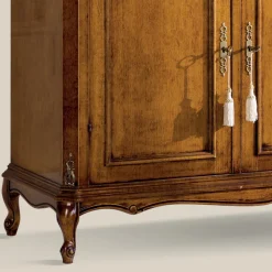 Credenza Classica in Legno Noce Bassano di Lusso Made in Italy - Richard