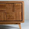 Credenza con 3 ante in legno massello design moderno Nensi