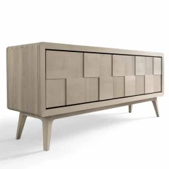 Credenza con 3 ante in legno massello design moderno Nensi