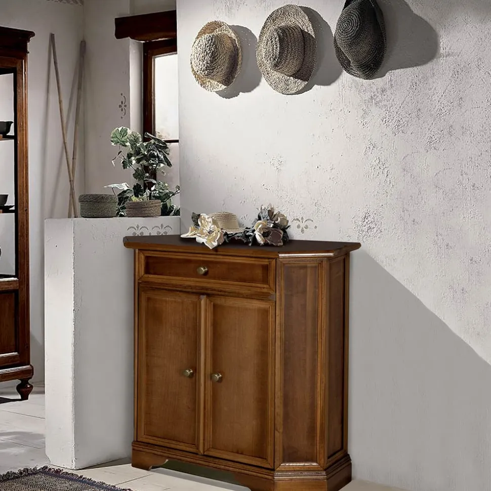 Credenza con Cassetto, 2 Ante e Ripiano Interno Made in Italy - Semia