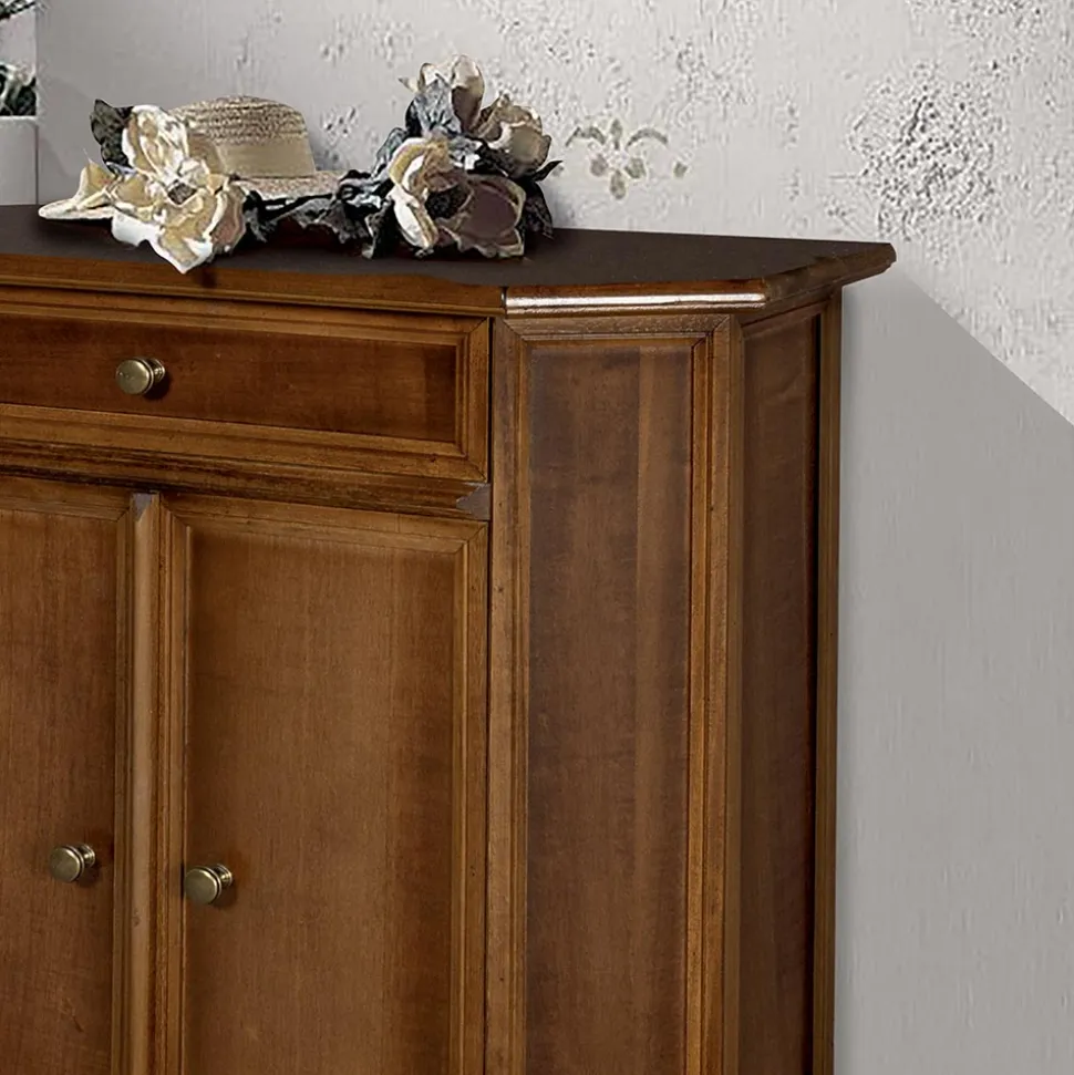 Credenza con Cassetto, 2 Ante e Ripiano Interno Made in Italy - Semia