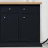 Credenza con Struttura in Particelle di Legno Impiallacciato Made in Italy - Odino