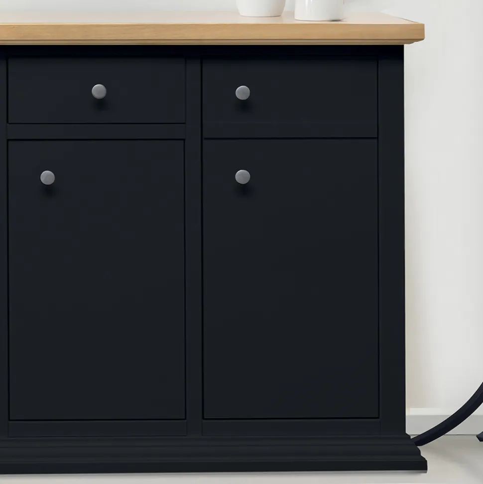 Credenza con Struttura in Particelle di Legno Impiallacciato Made in Italy - Odino