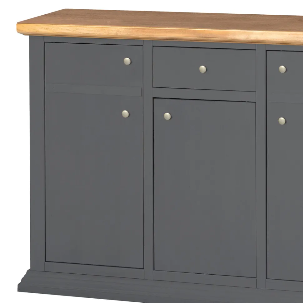 Credenza con Struttura in Particelle di Legno Impiallacciato Made in Italy - Odino