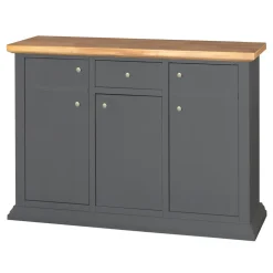 Credenza con Struttura in Particelle di Legno Impiallacciato Made in Italy - Odino