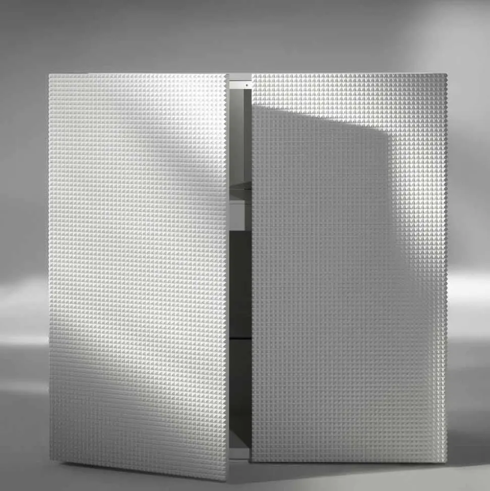Credenza di design a 2 ante bianca, nera oppure oro modello Flora