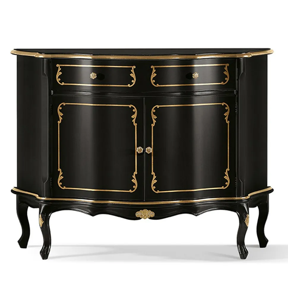 Credenza di Lusso con 2 Ante e 1 Cassetto in Legno Made in Italy - Leonor