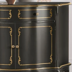 Credenza di Lusso con 2 Ante e 1 Cassetto in Legno Made in Italy - Leonor