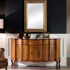 Credenza di Lusso con 3 Ante e 3 Cassetti in Legno Made in Italy - Leonor