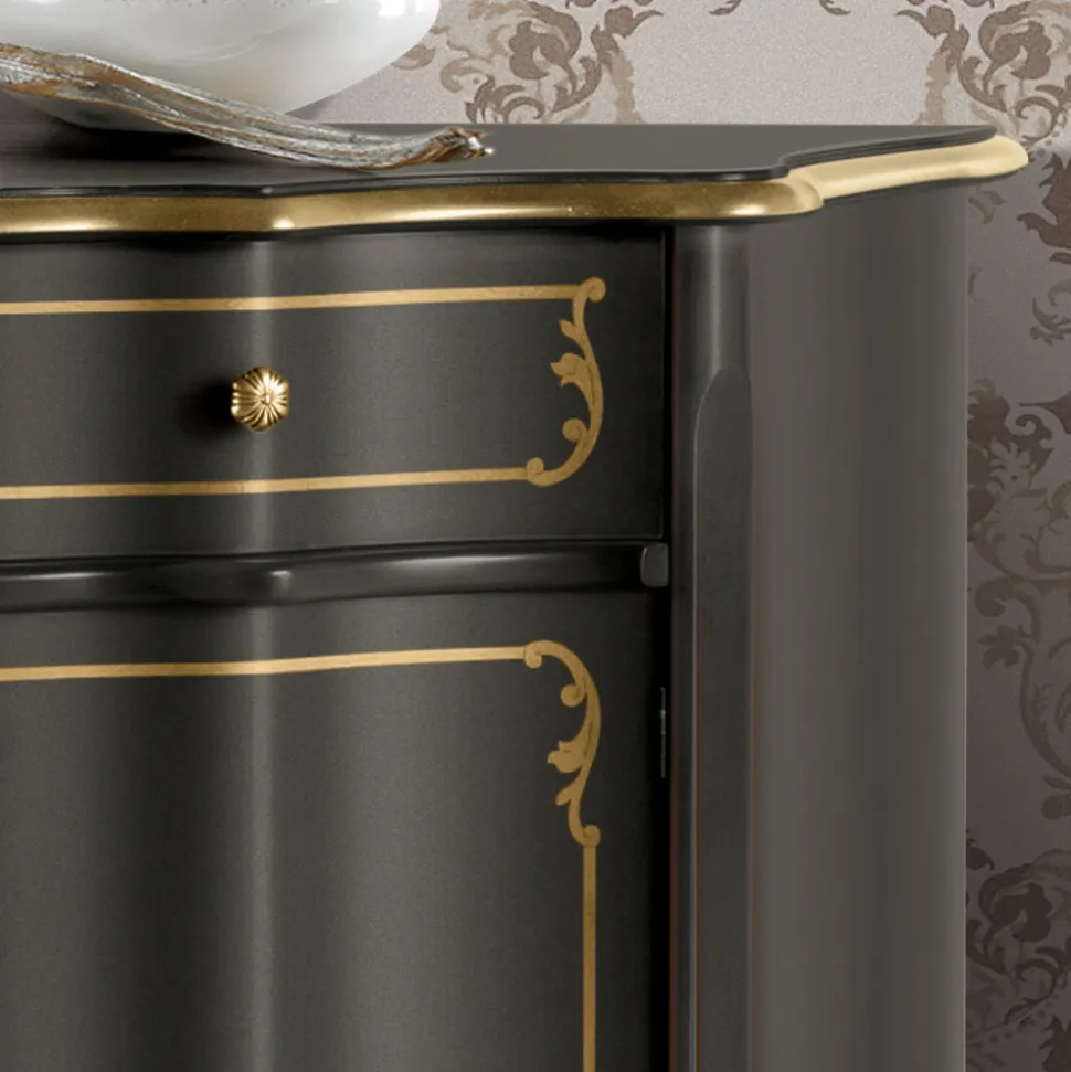 Credenza di Lusso con 3 Ante e 3 Cassetti in Legno Made in Italy - Leonor