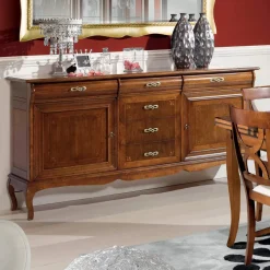 Credenza di Lusso da Soggiorno in Legno Classica Made in Italy - Helisa