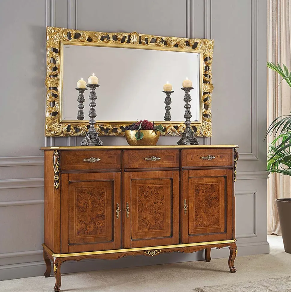 Credenza di Lusso in Legno con Ante e Cassetti Made in Italy - Cheverny