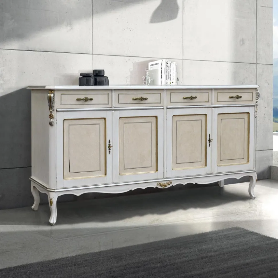 Credenza di Lusso in Legno con Ante e Cassetti Made in Italy - Cheverny