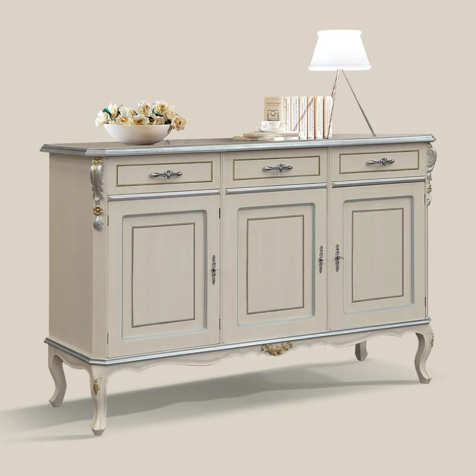 Credenza di Lusso in Legno con Ante e Cassetti Made in Italy - Cheverny
