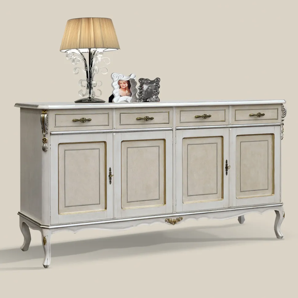 Credenza di Lusso in Legno con Ante e Cassetti Made in Italy - Cheverny