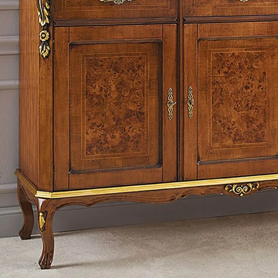 Credenza di Lusso in Legno con Ante e Cassetti Made in Italy - Cheverny