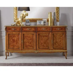 Credenza di Lusso in Legno con Ante e Cassetti Made in Italy - Cheverny