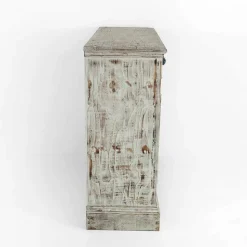 Credenza in Legno di Abete Massello con Ripiani Interni Made in Italy - Pierrot