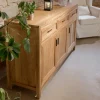 Credenza in Teak Massello con 3 Ante e 3 Cassetti - Sumo