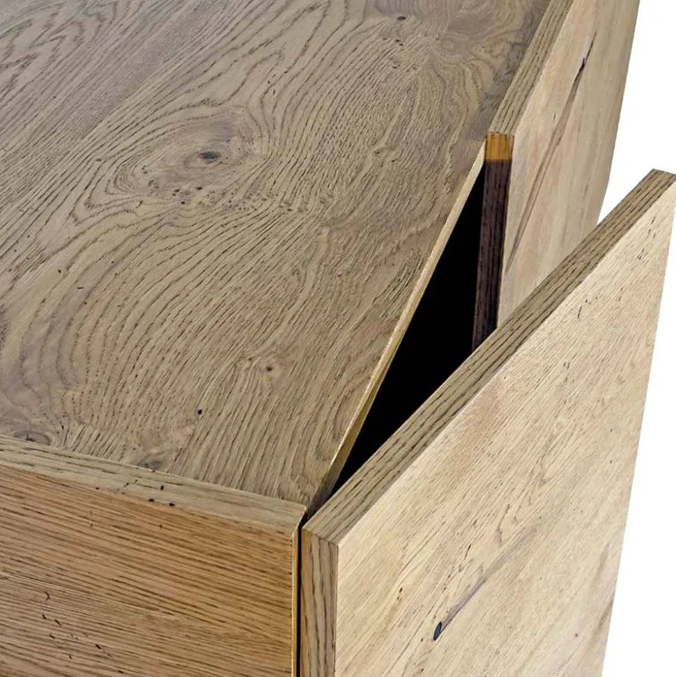 Credenza Living a 4 Ante in Legno Massello Made in Italy – Khal