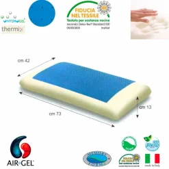 Cuscino anallergico ultra soffice Gel Soft Air made in Italy