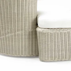 Daybad da Giardino in Fibra Polyrattan 2 Elementi - Donna