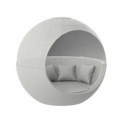 Daybed da Giardino Design Rotondo di Lusso con Parasole - Ulm Moon by Vondom