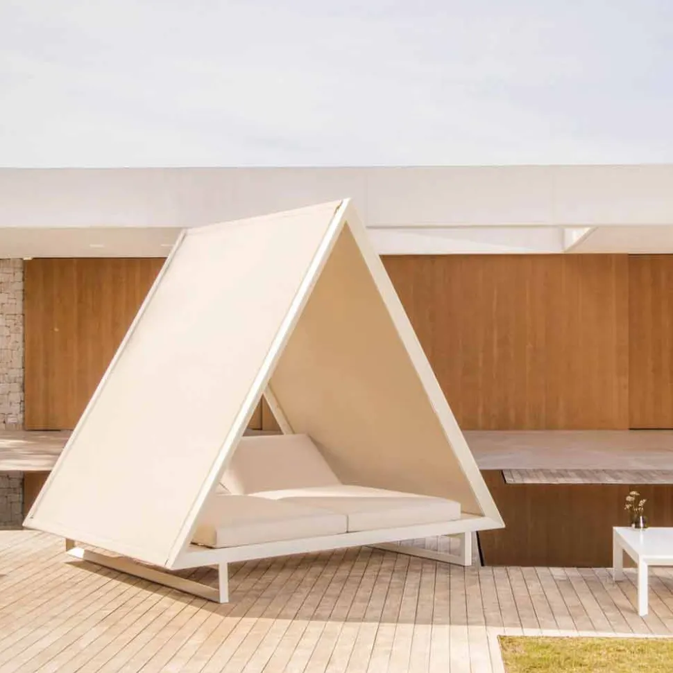 Daybed Esterno in Alluminio e Tessuto Design di Lusso - Frame Vineyard by Vondom
