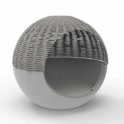 Daybed Giardino di Lusso Design Tondo con Corda Intrecciata - Ulm Moon by Vondom