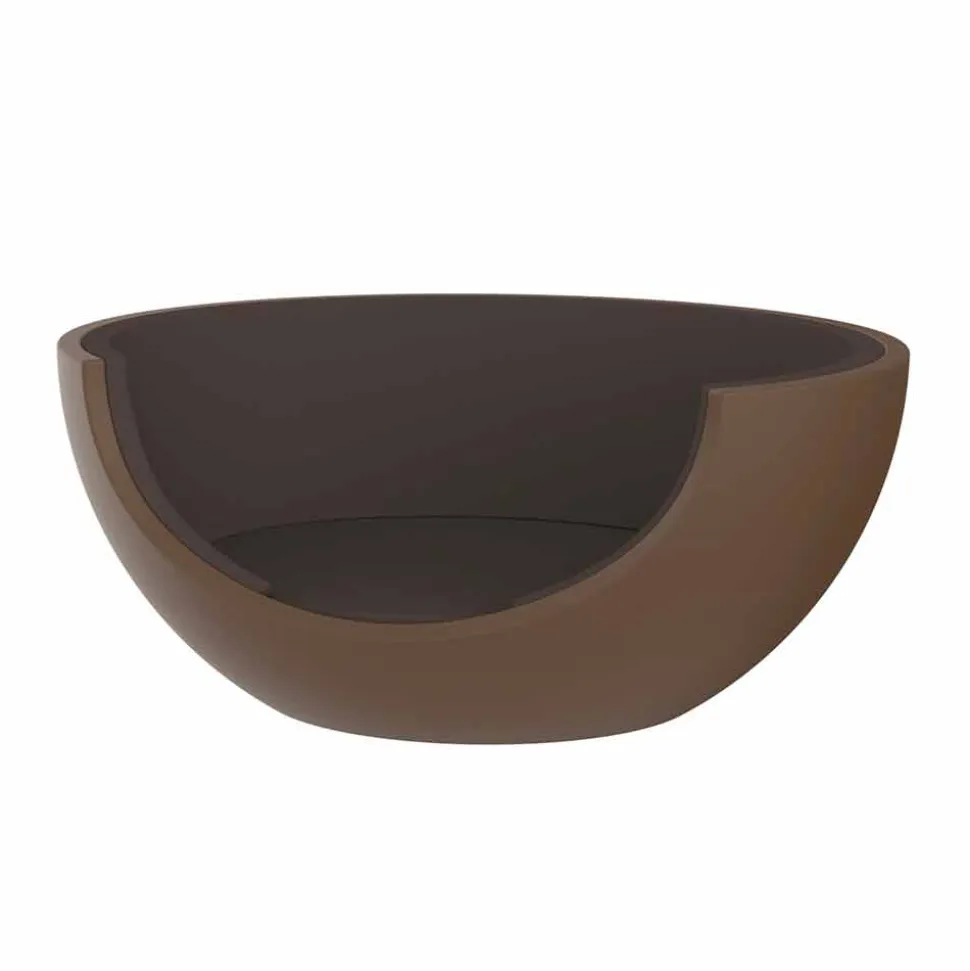 Daybed per Esterno Design Circolare di Lusso in Polietilene - Ulm Moon by Vondom