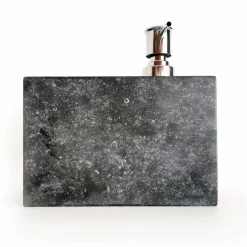 Dispenser per Sapone Liquido con Bicchiere in Marmo Made in Italy - Clik