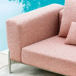 Divano Angolare da Esterno 5 Posti in Alluminio 3 Finiture, di Lusso - Filomena