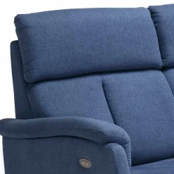 Divano a 2 posti design moderno in pelle, ecopelle o tessuto Gelso