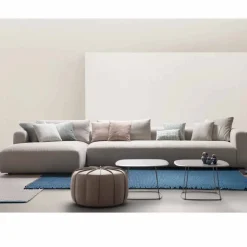 Divano componibile di design in tessuto Softly made in Italy