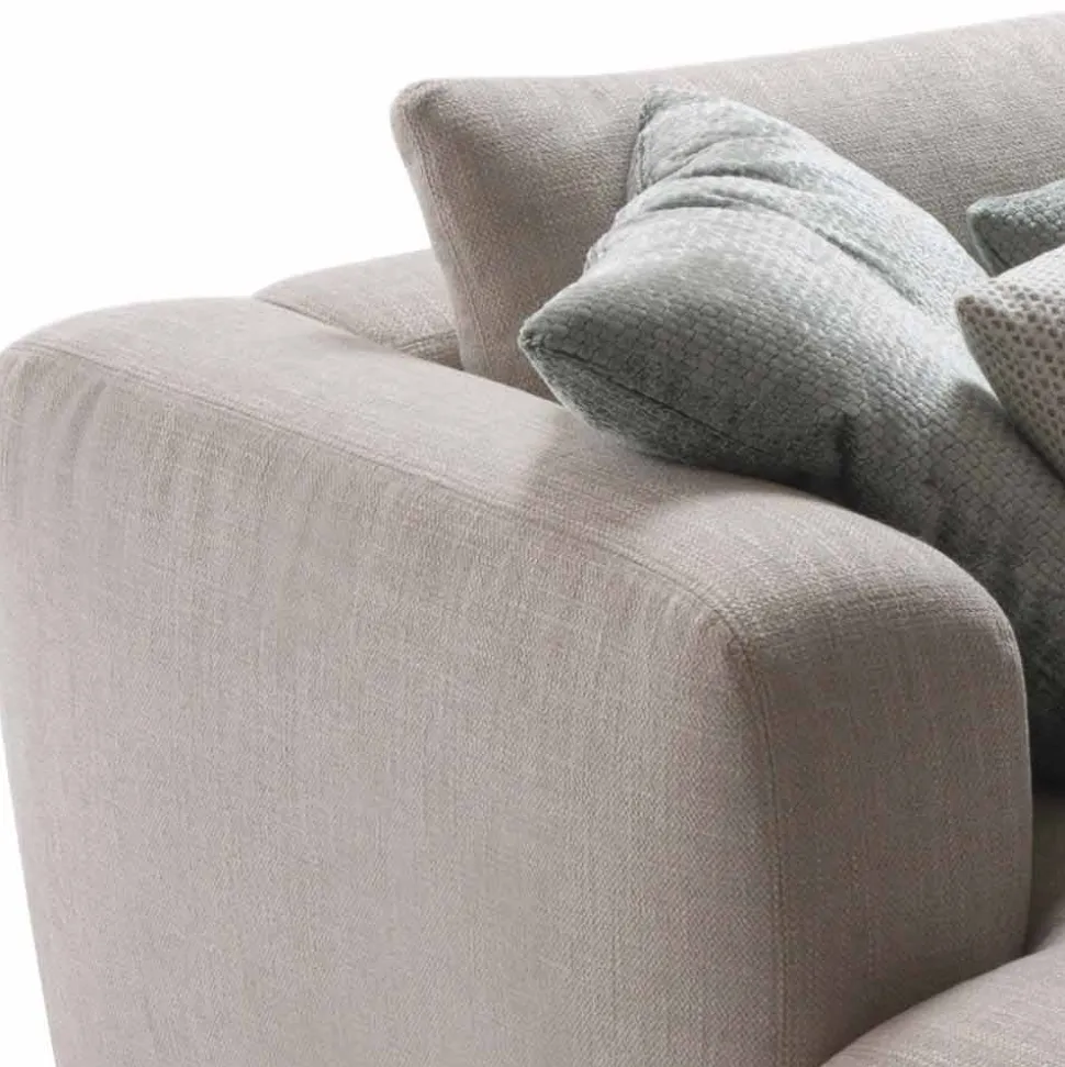 Divano componibile di design in tessuto Softly made in Italy