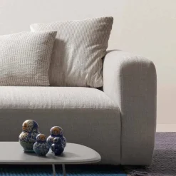 Divano componibile di design in tessuto Softly made in Italy