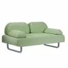 Divano da Esterno a 2 Posti in Tessuto e Metallo di Design Made in Italy - Selia