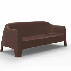 Divano da esterno design moderno Solid by Vondom in polipropilene, 4 pezzi