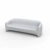 Divano da esterno di design in resina di polietilene Blow by Vondom