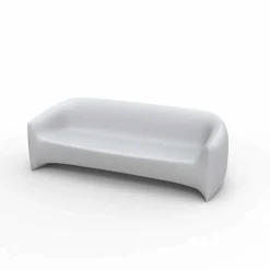 Divano da esterno di design in resina di polietilene Blow by Vondom