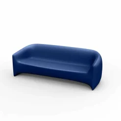 Divano da esterno di design in resina di polietilene Blow by Vondom