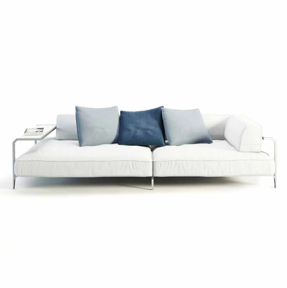 Divano da Esterno Imbottito in Tessuto Design Moderno Made in Italy - Arkansas