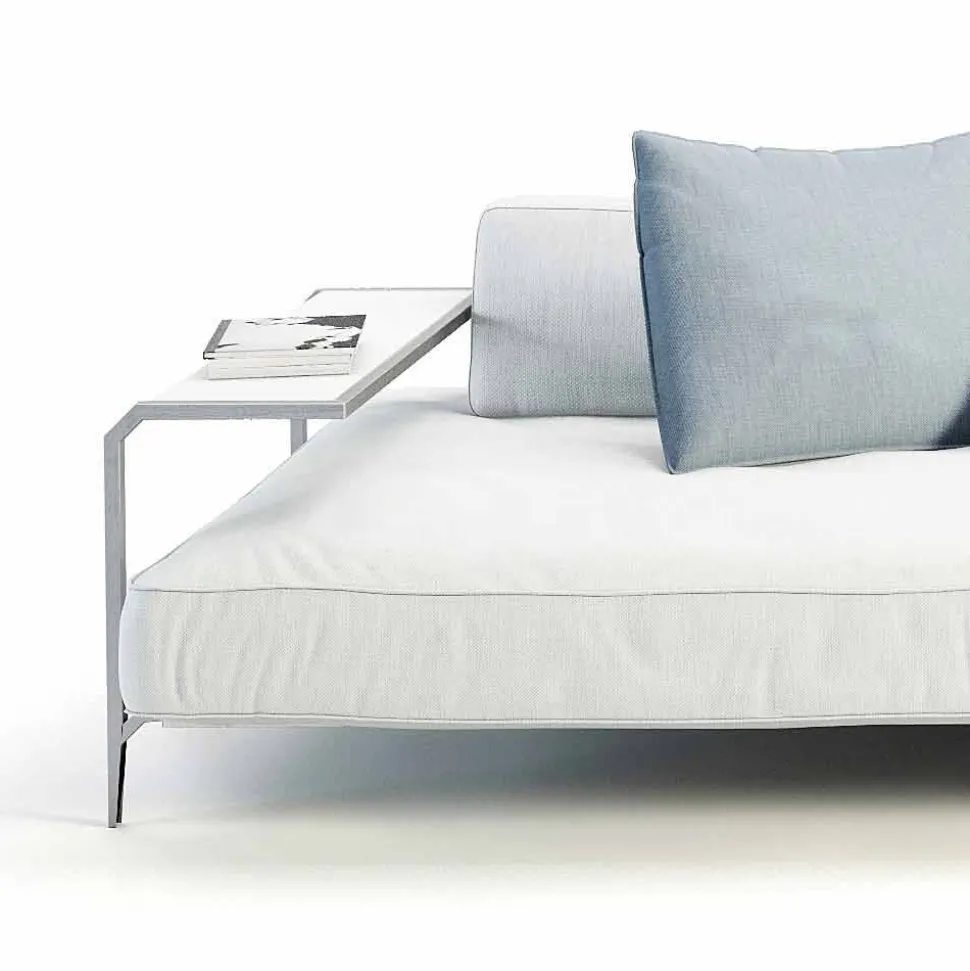 Divano da Esterno Imbottito in Tessuto Design Moderno Made in Italy - Arkansas