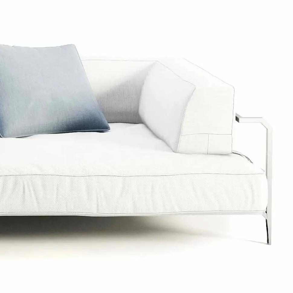 Divano da Esterno Imbottito in Tessuto Design Moderno Made in Italy - Arkansas