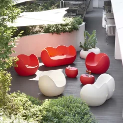 Divano da esterno Slide Blossy design moderno fatto in Italia
